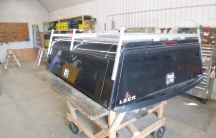 2009 - 2025 Dodge Ram 6'4 Black Leer Contractor Truck Cap